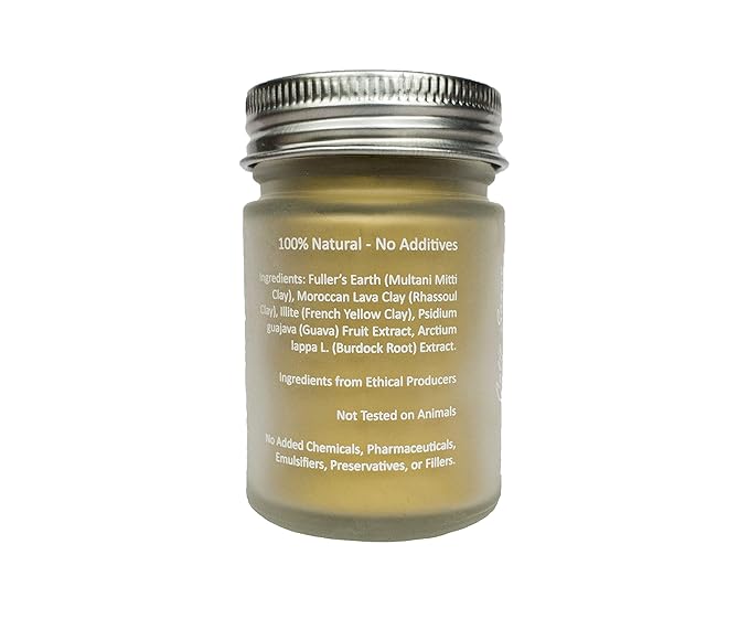 100% Natural Vitamin B Clay Exfoliating Face Mask 120g All Clay & No Water-Velvo Beauty