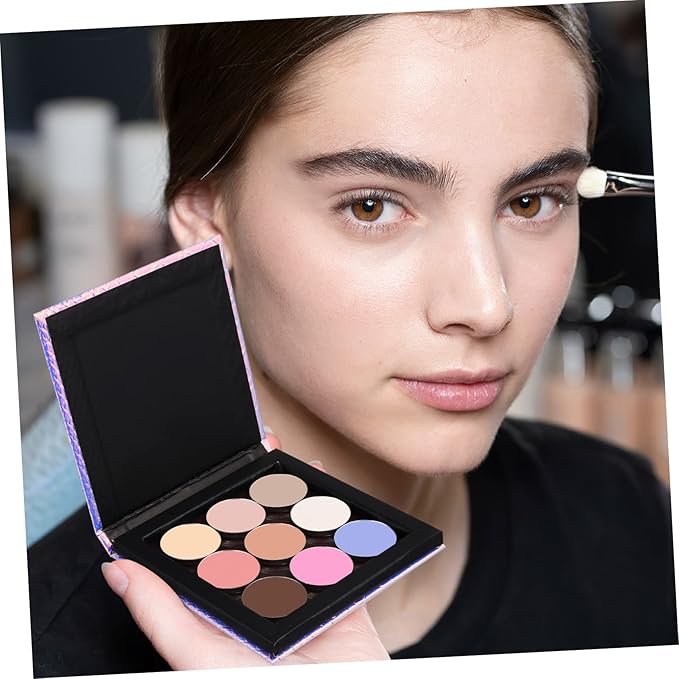 1 Set Empty Makeup Tray Magnetic Makeup Pan Magnetic Palette Empty Cosmetics Palette Empty Eyeshadow Holder Make up Palette Paper Eye Shadow Travel Blush Powder-Velvo Beauty