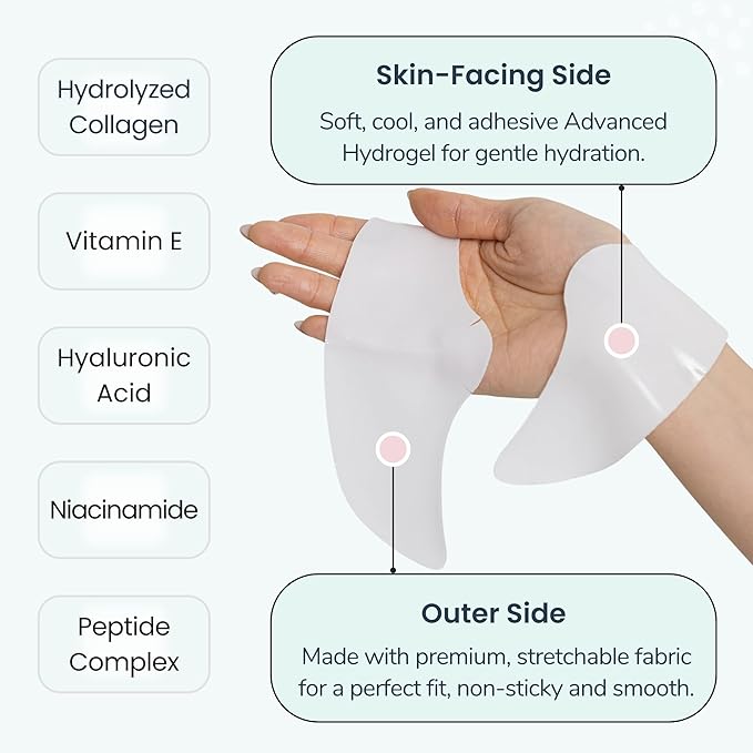 Advanced Forehead Wrinkle Patches Overnight - Anti Wrinkle Patches with Collagen, Peptides, Vitamin E - Strong Adhesion with Full Coverage for Forehead Wrinkles & 11 Lines, Made in Korea, 10 Count-Velvo Beauty