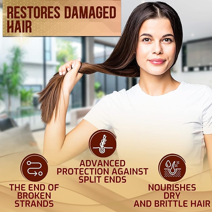 Argan Oil Shampoo and Conditioner Set - Sulfate Free Moroccan Care with Keratin - For Curly, Straight, Dry and Damaged Hair - Moisturizing, Hydrating, Anti Frizz Salon Technology-Velvo Beauty