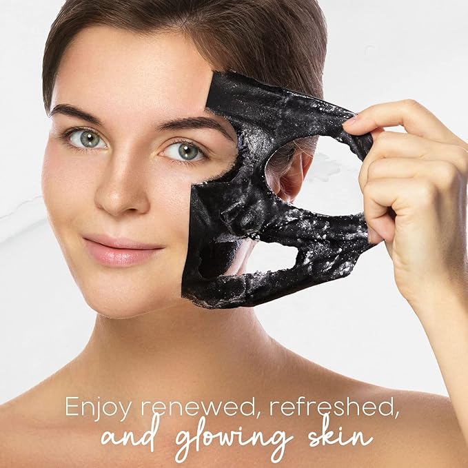Charcoal & Tea Tree Peel-Off Face Mask - Blackhead Remover, Acne Treatment, Unclogs Pores, Deep Cleansing - Dermatologist Tested Korean Skincare, Clean Beauty, Cruelty-Free - 6.7 Fl oz-Velvo Beauty
