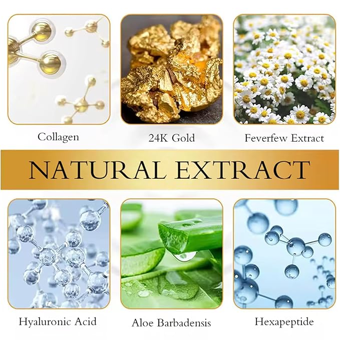 Eakroo 30 Pairs Golden Under Eye Patches, 24k Gold Under Eye Mask Eye Patches for Puffy Eyes, Eye Masks for Dark Circles and Puffiness, Reduces Wrinkle, Fine Lines and Eye Bags, Nourish Skin-Velvo Beauty