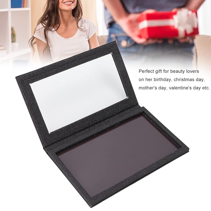 Empty Magnetic Palette, Professional Magnetic Palette Eyeshadow Lipstick Storage DIY Empty Makeup Display Pans Portable Makeup Palette For Travel Home and Daily Use, 8.07 x 4.88in-Velvo Beauty