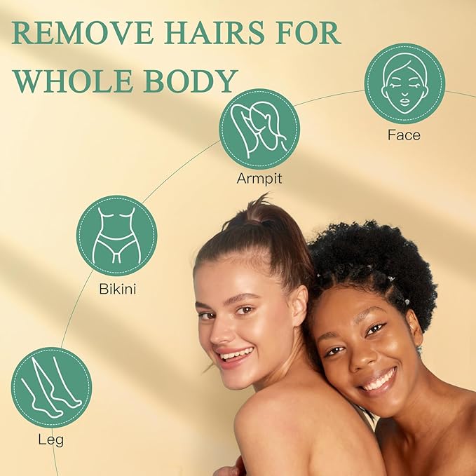 Wax Beads for Hair Removal, Bouvetan 1.3Lb/21oz Hard Waxing Beads for Brazilian Waxing, Waxing Beads for Eyebrow, Face, Bikini, Legs, Arms for Women Men Hair Removal with 10pcs Spatulas, 6 Packs-Velvo Beauty