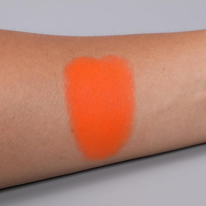 IS'MINE Single Orange Matte Eyeshadow Powder Palette High Pigment, Longwear, Intense Color Best Orange Eyeshadow-Velvo Beauty