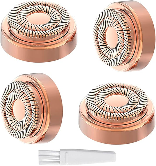 Facial Hair Remover Replacement Heads Gen 2 Double Ring Compatible with Flawless Facial Hair Removal Tool Generation 2-Velvo Beauty