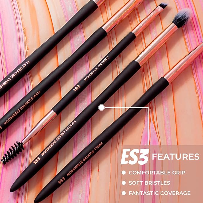 Profusion Cosmetics Pointed Crease Eyeshadow Brush Soft Synthetic Eyeshadow Blending For small Crease Eyebrow Long Lasting smudge Flawless Makeup Look-Velvo Beauty