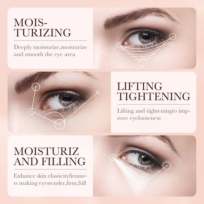 Retinol Eye Cream Stick for Dark Circles Under Eye Treatment, Puffiness and Bags - Firming & Hydrating Eye Cream for Anti-Aging Results in 3-4 Weeks-Velvo Beauty