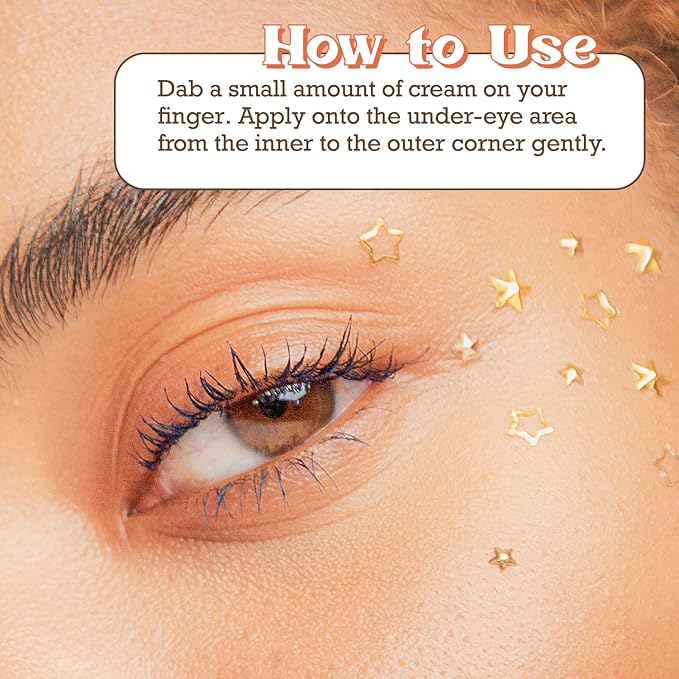Natural Rose Water Base Vitamin C Eye Cream for Dry&Sensitive Skin | Dark Circles Wrinkles Puffiness and Bags Under Eyes | Anti Aging Nourishes | Made In USA | #Purifect 30ml (#Bright Vibes Only)-Velvo Beauty