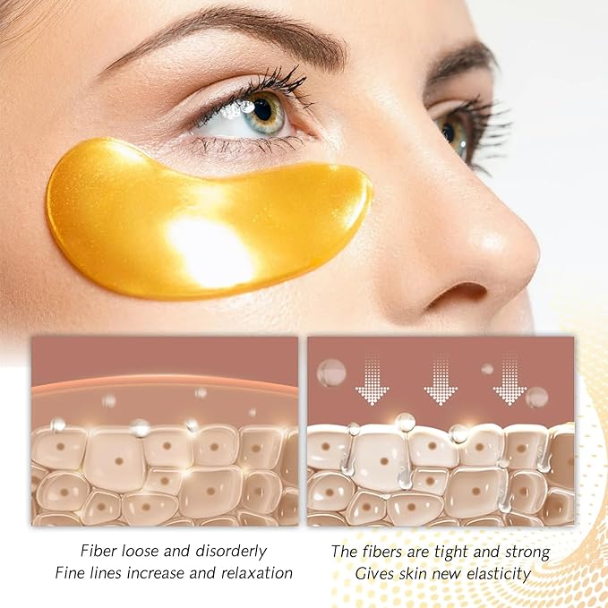 Retinol Eye Cream Anti Aging + 24k Under Eye Patches Kit, Under Eye Patches For Puffy Eyes And Dark Circles, Under Eye Cream With Retinol Serum,Dark Circle Eye Cream For Moisturizing, Firming-Velvo Beauty