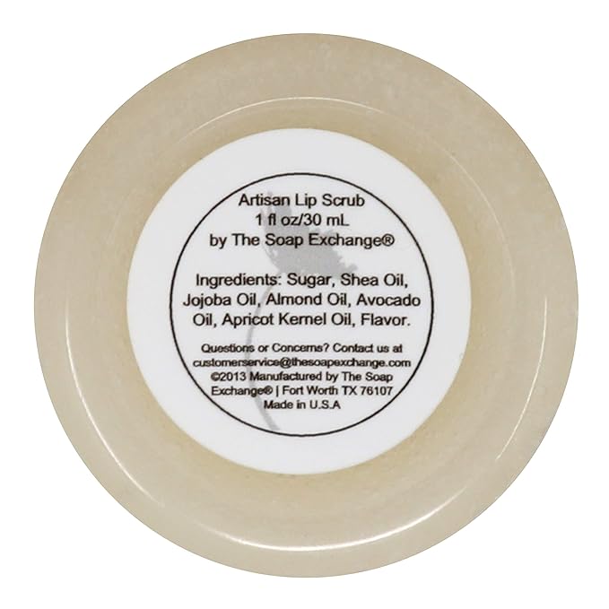 Lip Scrub - Birthday Cake Flavor - Hand Crafted 1.5 oz / 42.5 g Natural Lip Care, Artisan Lip Treatment, Exfoliate, Hydrate, & Protect. Made in the USA.-Velvo Beauty