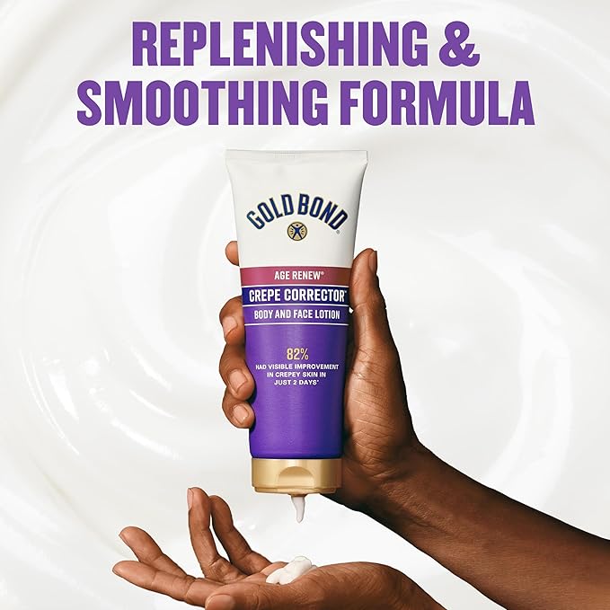 Gold Bond Age Renew Crepe Corrector Body Lotion, Replenishing & Smoothing Formula, 8 oz.-Velvo Beauty