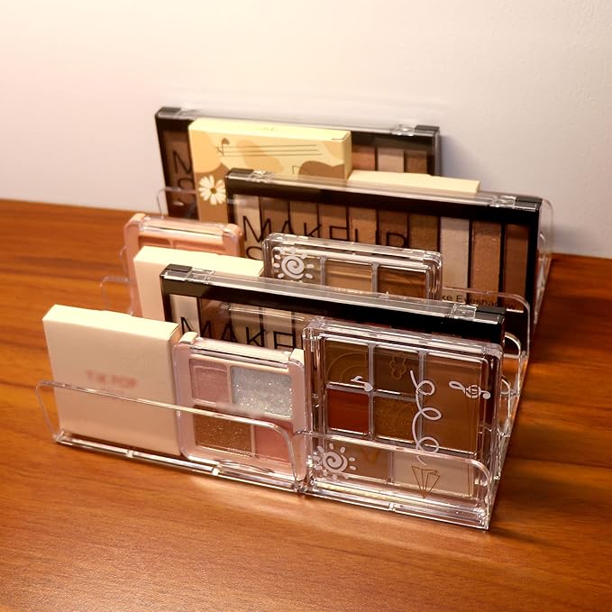Makeup Organizer, Compact Makeup Palette Organize, for Bathroom Countertops, Vanities, Cabinets, Sleek Modern Cosmetics Storage Solution for - Eyeshadow Palettes, Contour Kits, Blush-Velvo Beauty