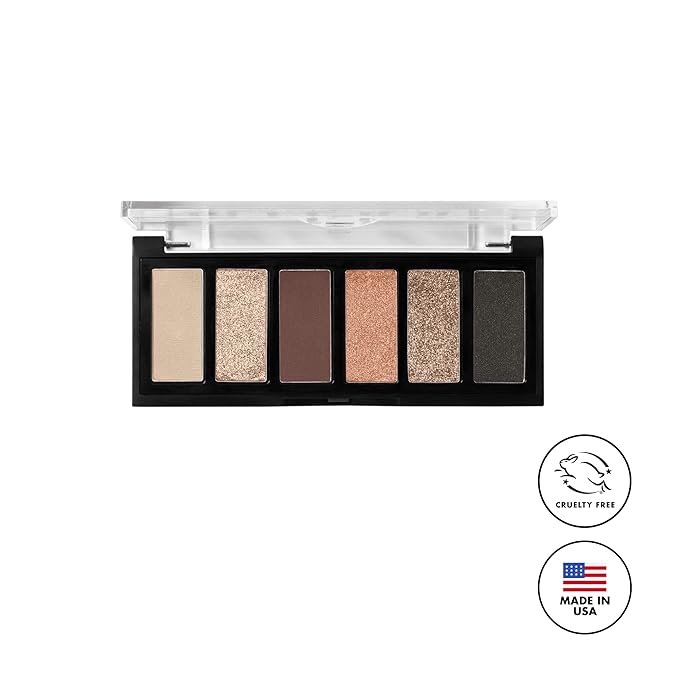 Milani Gilded Mini Eyeshadow Palette with 6 Matte & Shimmer Hues - Call Me Old-Fashioned-Velvo Beauty