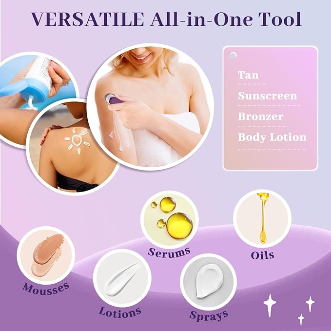 Self Tanner Brush for Body & Face - Kabuki Makeup Brush for Self-Tanner,Tanning Mousse,Foundation & Bronzer | Streak-Free Application,Super Soft Bristles,Professional Tanning & Body Makeup Tool-Velvo Beauty