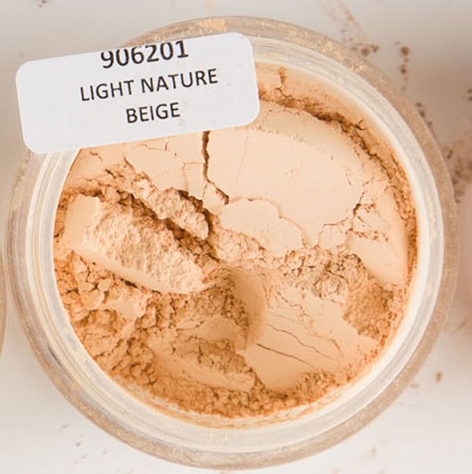 Mineral Powder Foundation, Light Nature Beige, 6 Gram-Velvo Beauty