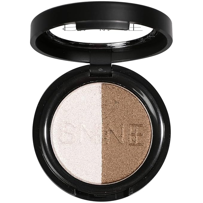 IS'MINE Single Duo Shimmer Brown Eyeshadow, Dual Color, Longwear, White Eye Makeup for Day & Night-Velvo Beauty