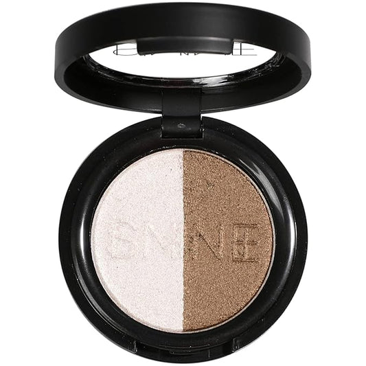 IS'MINE Single Duo Shimmer Brown Eyeshadow, Dual Color, Longwear, White Eye Makeup for Day & Night-Velvo Beauty