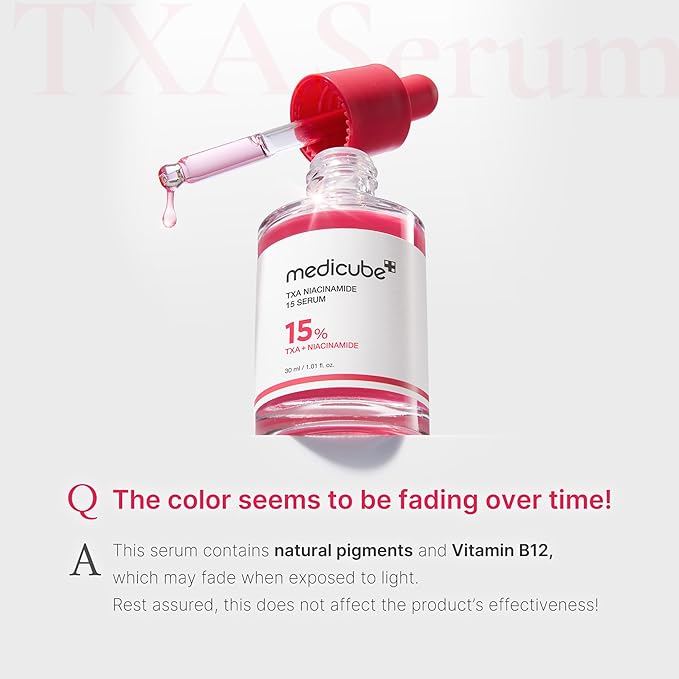 medicube TXA+Niacinamide 15% Glow Facial Serum for After Spot Care | All-in-One Daily Korean Skincare | Uneven Skin Tone, Texture, and Hydration Care | High-Potency Tranexamic Acid 5% | 1.01 fl.oz-Velvo Beauty