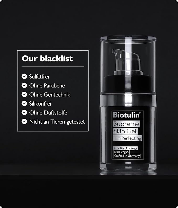 BIOTULIN - Supreme Skin Gel | Reduces Wrinkles Within 1 Hour | Hyaluronic Acid Serum | Spilanthol Serum for Face I Anti Aging Treatment - 0.5 oz-Velvo Beauty