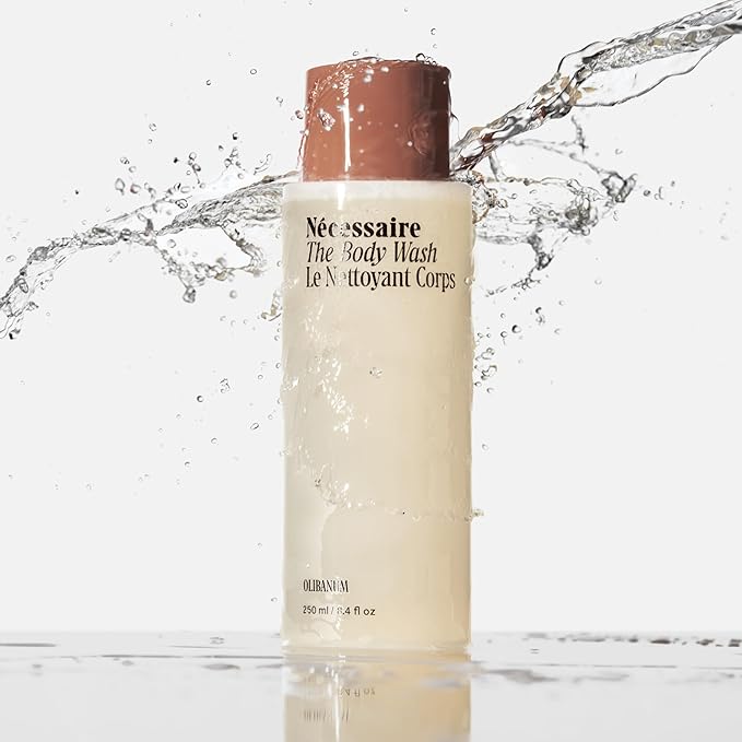 Nécessaire The Body Wash Olibanum. Natural Body Wash for Women + Men. Radiance Cleanse. Multi-Enzyme Gel Cleanser for Dull Skin. Notes of Vanilla, Fig Leaf, and Cassis Buds. 8.4 Fl Oz.-Velvo Beauty