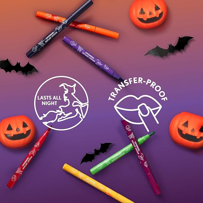 COVERGIRL Outlast Lipstain Halloween Limited Edition 7 PC Bundle-Velvo Beauty