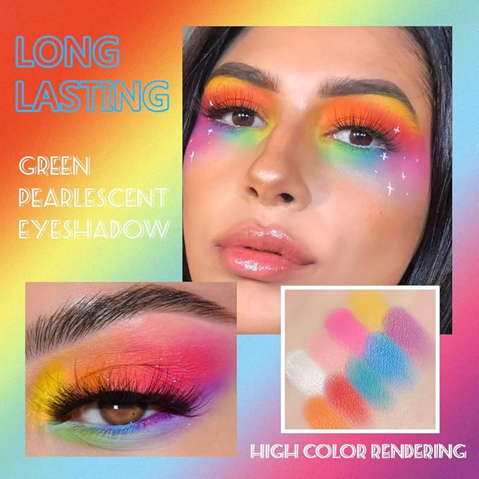 SUAKE 9 Colorful Light to Dark Matte Eyeshadow Palette. Highly Pigmented Pink Orange Blue Purple Eye shadow Paleta.Blendability Matte Makeup Powder Palet.paleta de sombras de ojos-Velvo Beauty