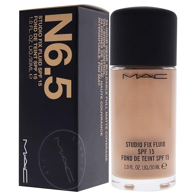 MAC Studio Fix Fluid SPF 15 - N6.5 Foundation Women 1 oz-Velvo Beauty