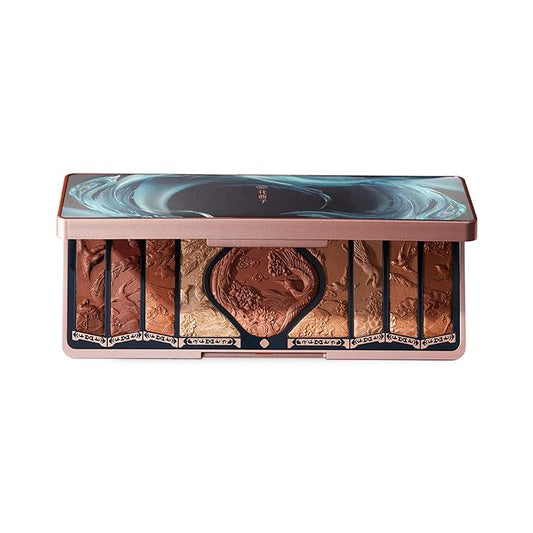 FLORASIS Floral Engraving Phoenix Makeup Palette (02 Retro Brown)-Velvo Beauty