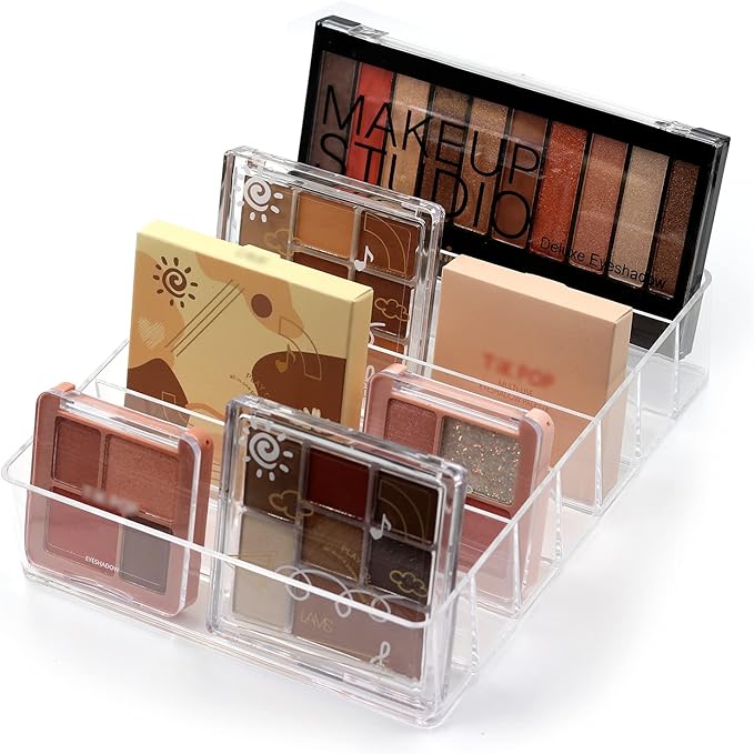 Makeup Organizer, Compact Makeup Palette Organize, for Bathroom Countertops, Vanities, Cabinets, Sleek Modern Cosmetics Storage Solution for - Eyeshadow Palettes, Contour Kits, Blush-Velvo Beauty