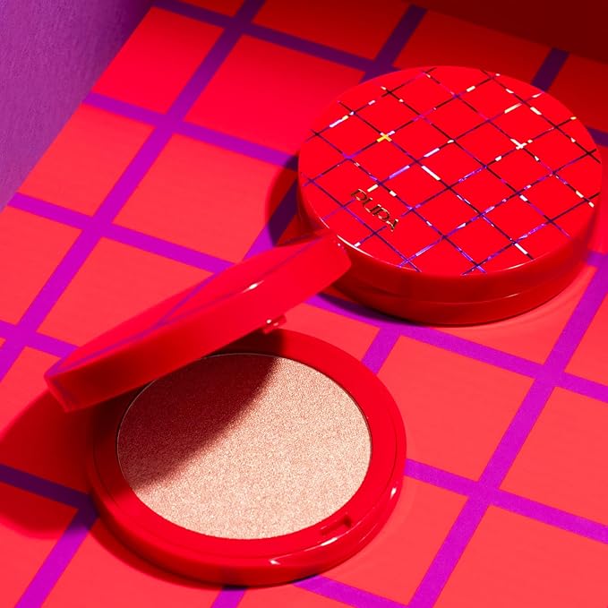 Pupa Milano Holiday Land Frosted Highlighter, Hypnotic Gold 001, 0.282 oz - Highlighter Makeup - Soft, Velvety Texture - Long-Lasting - Talc-Free-Velvo Beauty