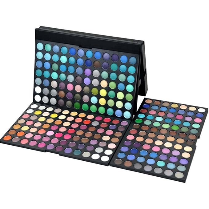 Pro 252 Colors Eyeshadow Makeup Palette Cosmetic Contouring Kit Holiday Makeup Gift Set | Full Makeup Kit for Women Essential Starter Bundle- Ideal for Professional and Daily Use-Velvo Beauty