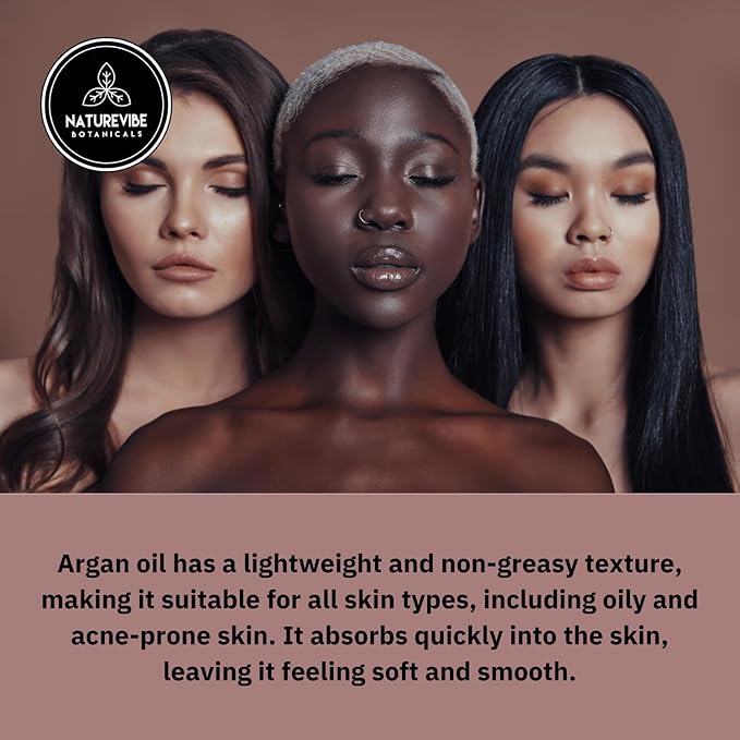 Naturevibe Botanicals Argan Oil 32 Ounces | 100% Pure and Natural | Great for Skin Care and Hair Care-Velvo Beauty