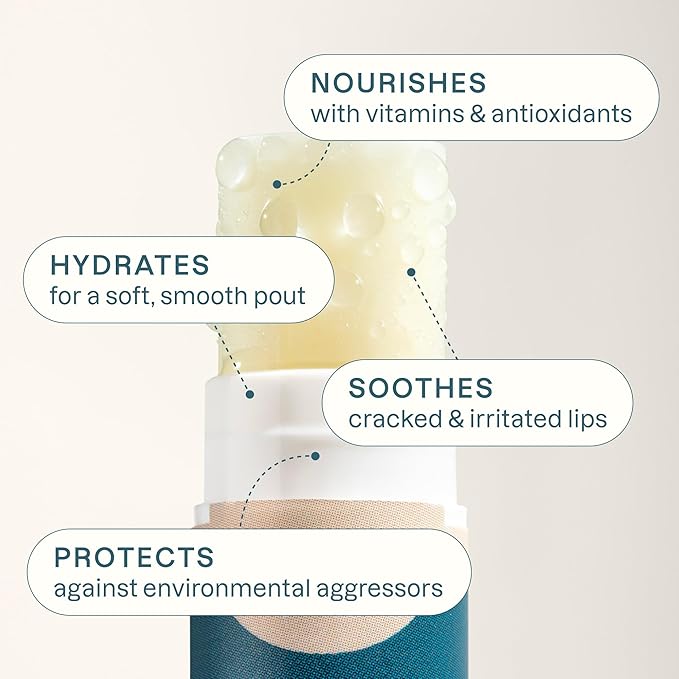 Cliganic Organic Lip Balm Set (4 Packs of 6 Tubes), 100% Natural Moisturizer for Cracked & Dry Lips (Packaging May Vary)-Velvo Beauty