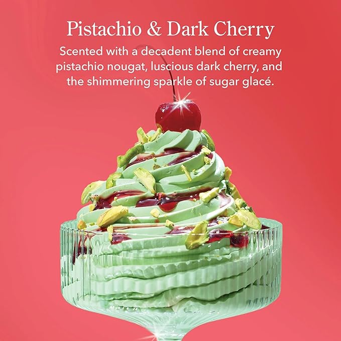 Beekman 1802 Pistachio & Dark Cherry Whipped Body Cream - 8 fl oz - Scented - Moisturizes, Soothes & Softens - With Coconut Oil and Mango Seed Butter - No Irritation - Good for Sensitive Skin-Velvo Beauty
