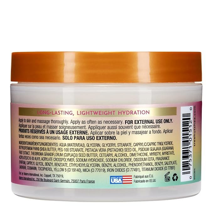Tree Hut Tropic Glow Whipped Body Butter, Warm Scent with Almond, Golden Amber, and Australian Sandalwood, Long-Lasting Hydration for Soft, Glowing Skin, 8.4 oz-Velvo Beauty