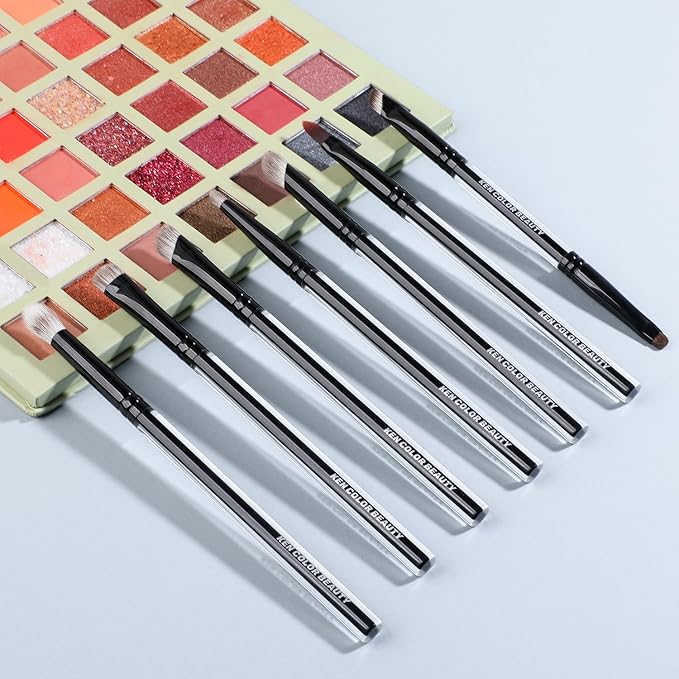 KENCOLOR Premium 13-Piece Makeup Brush Set with PU Travel Pouch – High-End Acrylic Handle, Soft Synthetic & Natural Bristles, Dense & Non-Absorbent, for Flawless Application-Velvo Beauty