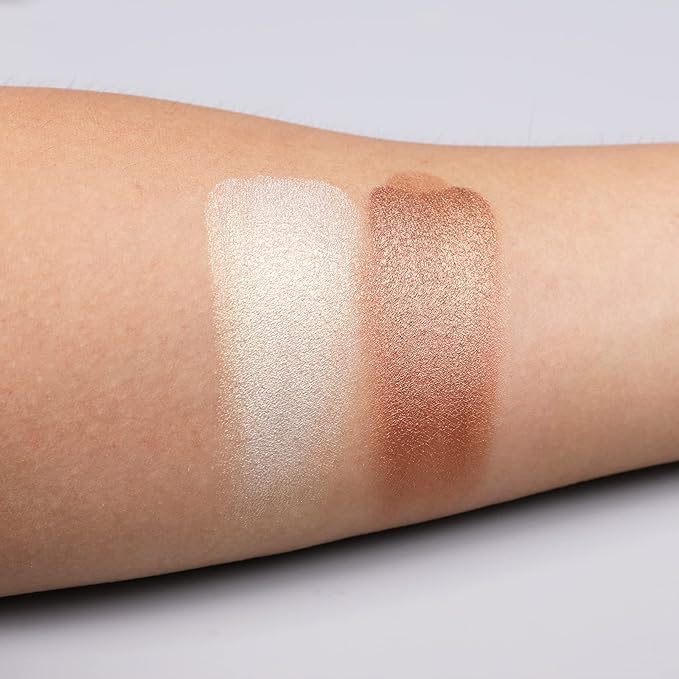 IS'MINE Single Duo Shimmer Brown Eyeshadow, Dual Color, Longwear, White Eye Makeup for Day & Night-Velvo Beauty