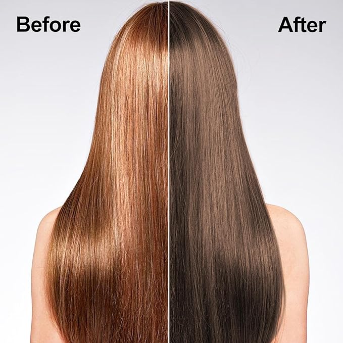 Light Brown Hair Dye, Hair Dye Shampoo for Men and Women, Hair Color Shampoo For Home Use, Shampoo Para Canas, Hair Dye Shampoo 3 in 1, 16.9 Fl Oz (Light Brown)-Velvo Beauty
