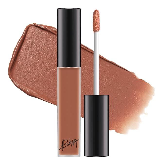 BBIA Last Velvet Lip Tint - Soft & Creamy Matte Finish Lip Stain, Blur Effect with Velvety Texture, Long-Lasting, High Pigment, Lightweight, Non-Drying, Korean Lip Makeup (34 FEIGN CALM)-Velvo Beauty