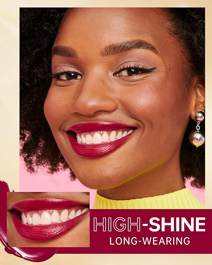 MAKI YIKA Burgundy Lipstick for Women Moisture Hydrate Lipsticks Glossy Purple Lipsticks Sheer Finish Lightweight Tinted Lip Balm, Z04 Burning Love-Velvo Beauty