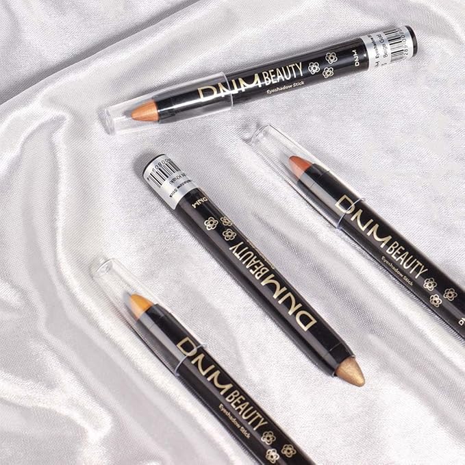evpct Light Khaki Shimmer Cream Eye Shadow Brightener Sticks Set for Eyes, Khaki Shimmery Matte Pencil Eye shadow Applicator Stick Pen Palette Makeup Waterproof sombras en crema para ojos 04#-Velvo Beauty