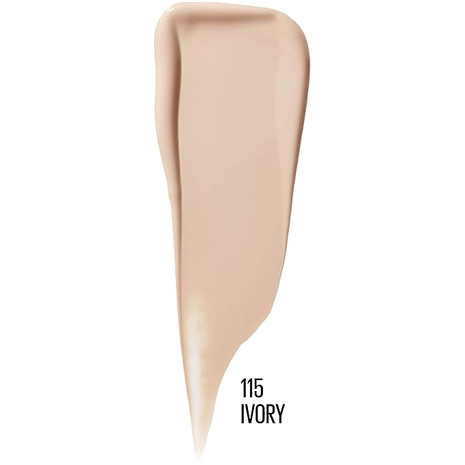 Maybelline Dream Urban Cover Flawless Coverage Foundation Makeup, SPF 50, Ivory-Velvo Beauty