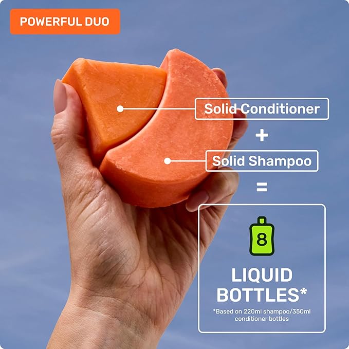 Ethique Volumizing Shampoo Bar with Biotin for thin, fine hair - Plastic-Free, Vegan, Cruelty-Free, 3.88 oz - Formerly Sweet & Spicy - Formerly Sweet & Spicy-Velvo Beauty