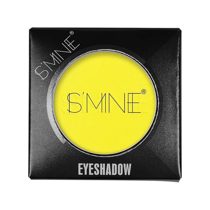 IS'MINE Single Yellow Matte Eyeshadow Powder Palette High Pigment, Longwear, Intense Color Best Yellow Eyeshadow-Velvo Beauty