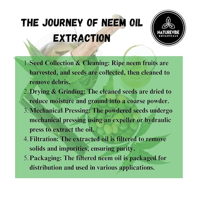 Naturevibe Botanicals Neem Oil 32 Ounces | 100% Pure and Natural | Great for Skin Care and Hair Care-Velvo Beauty