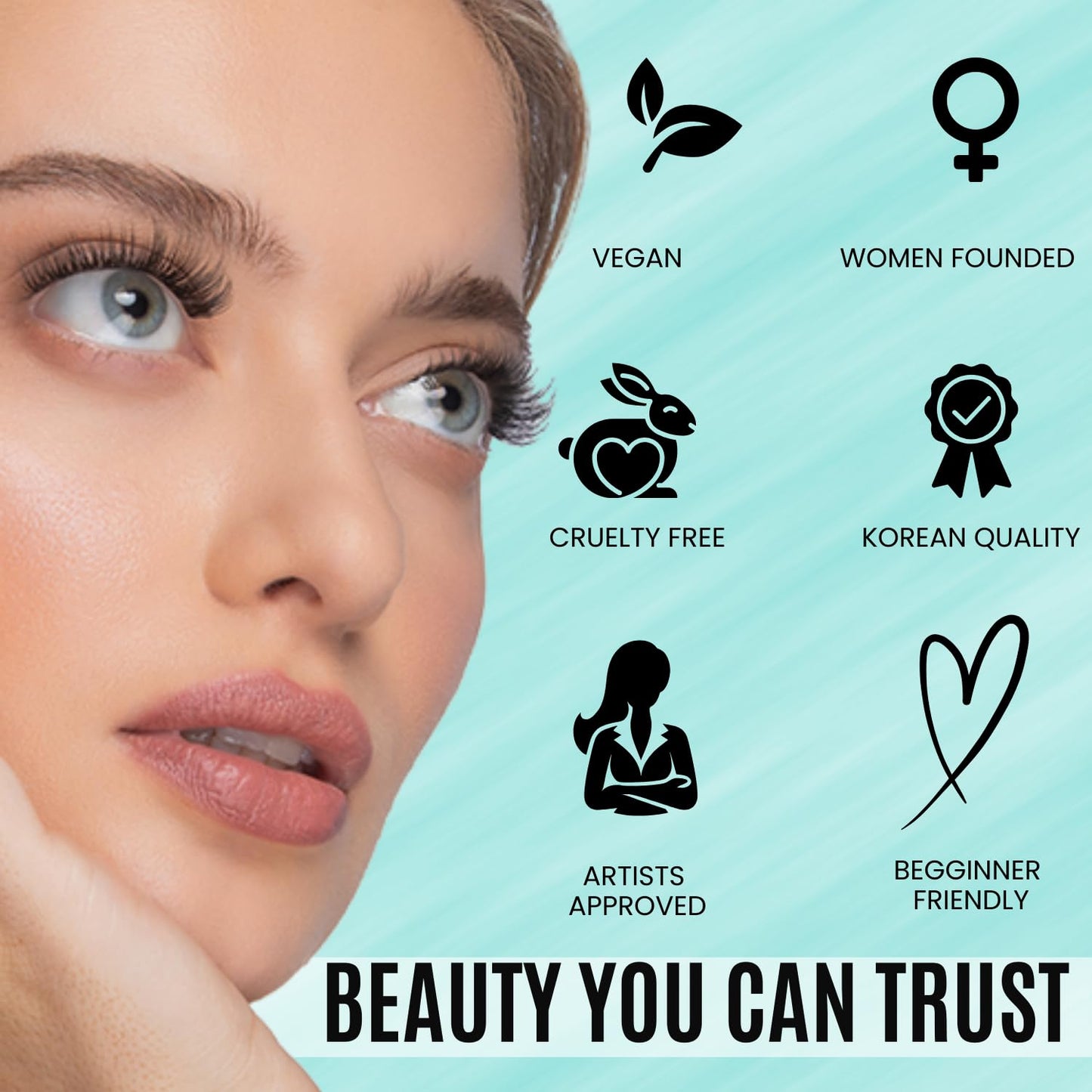 Gazelle Lash Shampoo with Brush – Gentle, Oil-Free Foaming Eyelash Extension Cleanser & DIY Lashes – Lash Cleaning Kit Removes Makeup, Dirt & Oil – No Irritation, No Burning – Salon & Home Use-Velvo Beauty