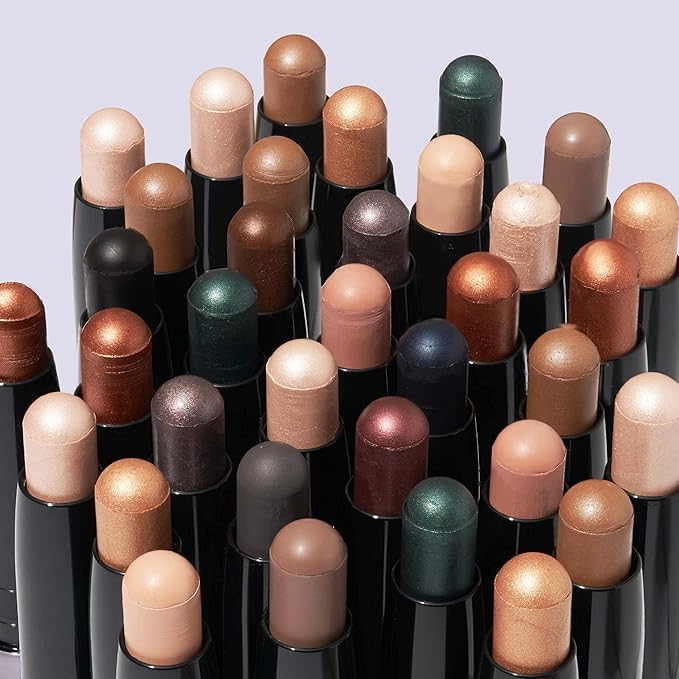 Julep Eyeshadow 101 Crème-to-Powder Waterproof Eyeshadow Stick Duo – Long-Lasting, Crease-Proof, Easy Apply with Built-in Smudger - Blush Pink Shimmer & Mink Mauve Shimmer-Velvo Beauty