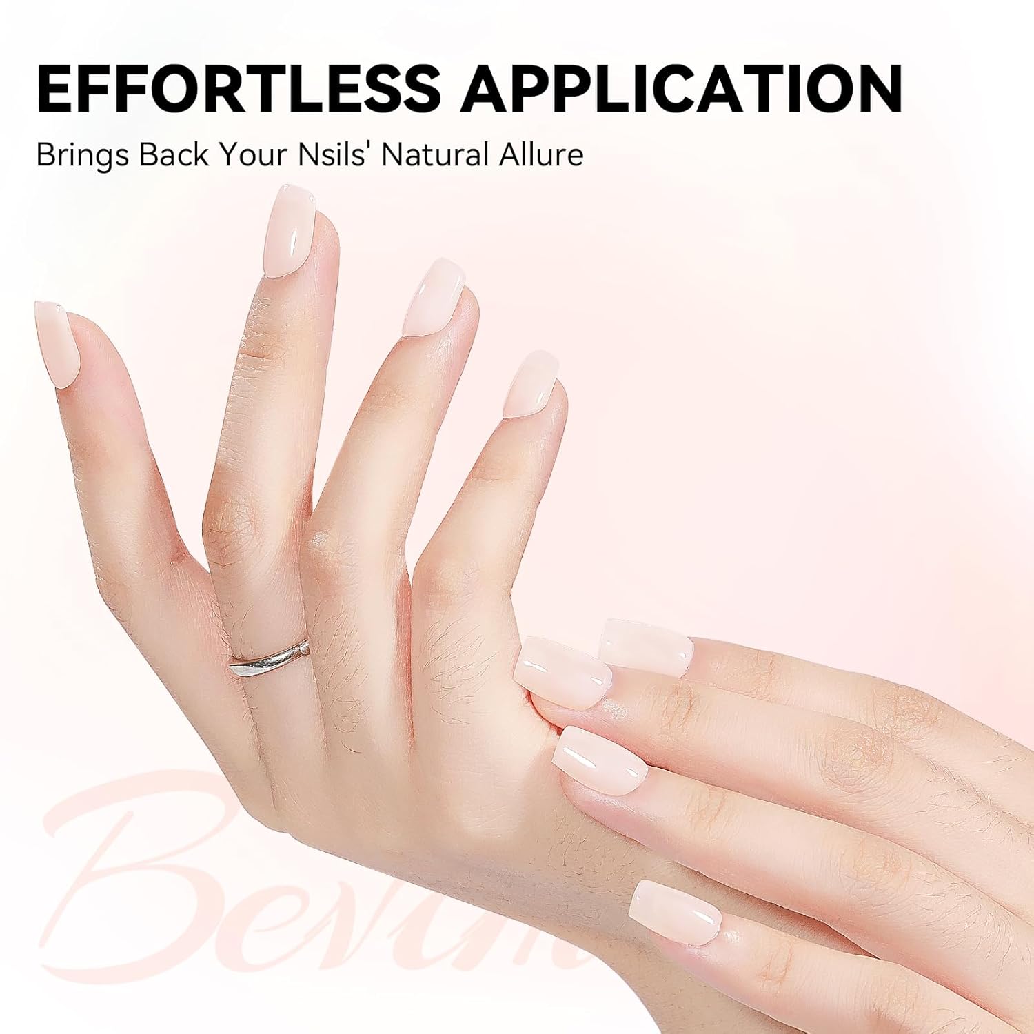 Nail Strengthener Natural Nails Hardener Extra Strong and Growth Nude Nail Repair Strengthening Polish Ridge Filler for Weak and Damaged Nails 12ML-Velvo Beauty