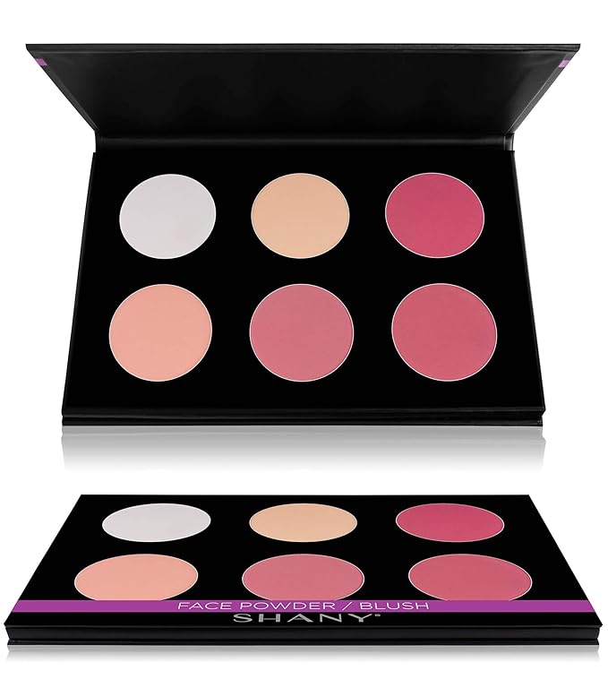 SHANY Cosmetics Shimmer & Matte Blush/Highlighter Face Palette - Layer 4 - Refill For The 6 Layer Mini Masterpiece Collection Makeup Set, Highlighter-Velvo Beauty